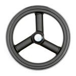 3-spoke whisper wheel - Ø 25 cm