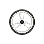 Whisper wheel with ball bearings - Ø 17 cm